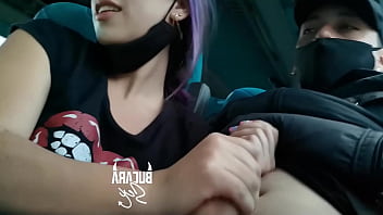 Menggoda Di Bus Copetran Dengan Pria Asing Yang Membayar Tiketku