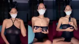 Payudara Montok Jenna Dalam Baju Kelinci Transparan
