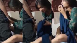 Innocent Country Lass Gives Her First Eager Mouthful To Her Lustful Cousin In A Secret Homemade Video.