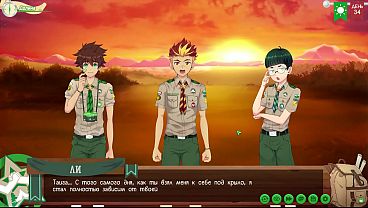 Game: Friends Camp, Trailer 2, Episode 70 – Percakapan Panas Sebelum Senja (dub Rusia)