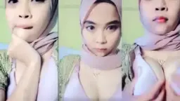 Jilbab Indo Buka Bh Bikin Sange Berat