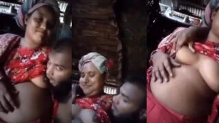 Pria Bangladesh Ngesek Sambil Nenen Tetangga Yang Montok
