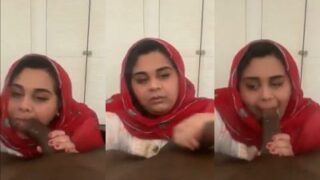 Hijabnya Dibuka, Bibir Merah Basah Nikmati Batang Keras Di Video Bangladesh