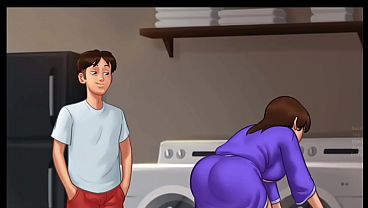 Malam Musim Panas Penuh Rahasia [v21.0.0] | Ibu Tiri Ngintipin Diam-diam Sambil Nahan Nafsu (18+) | Novel Visual Panas Buat Yang Udah Dewasa