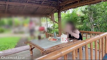 Ngentot Di Luar Sama Bule Thailand, Basah Kuyup Kena Malam.