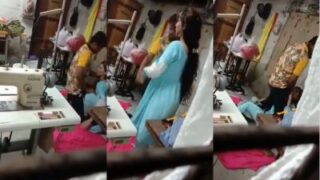 Penjahit Ngewe Pelanggan Seksi-nya Dengan Kasar Banget